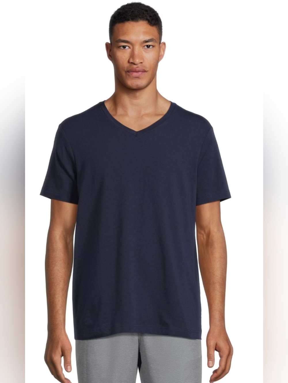 2 George Big Men's Relaxed Fit V-neck Teeshirts